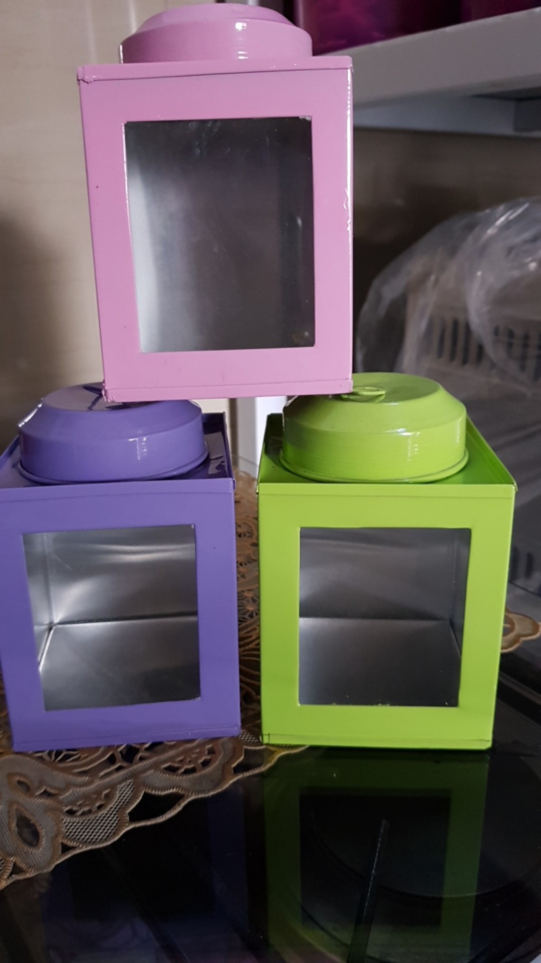 Kaleng Kerupuk Mini Ukuran 8 X 10 Cm