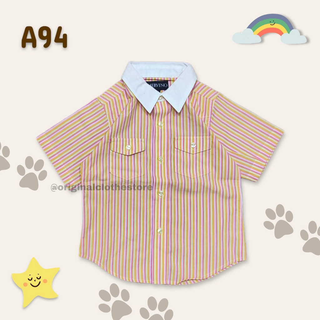 Kemeja Anak Laki Laki Lengan Panjang / Pendek Ralph Lauren / Mervino Original 100% Murah (Gratis Ongkir + Gratis Hadiah)