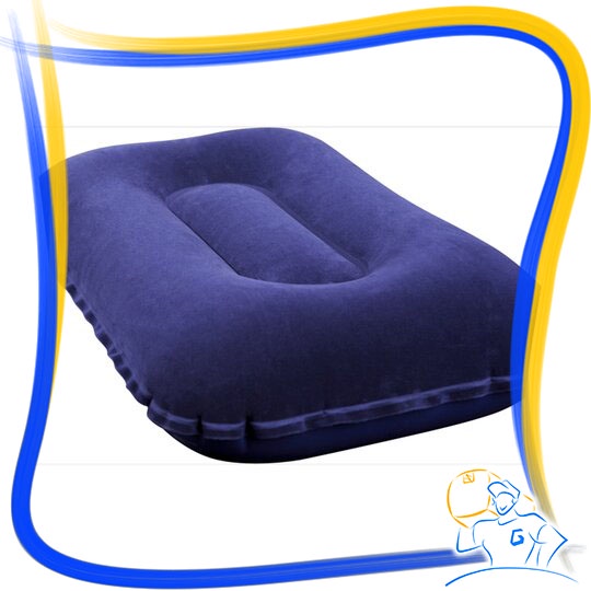 Bantal Angin Tiup Travel Lipat Kecil Travel Pillow Camping Bantal Kepala Inflatable