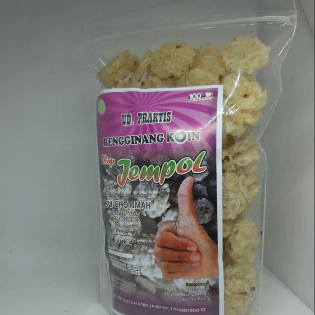 Rengginang jempol koin