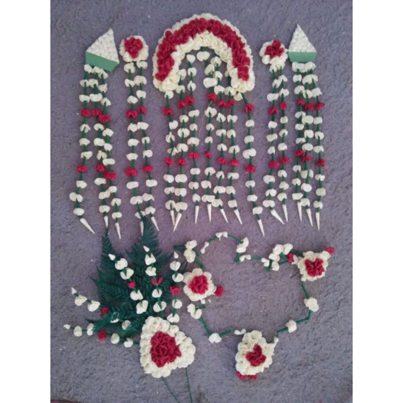 Set ronce melati imitasi adat banjar POLOS