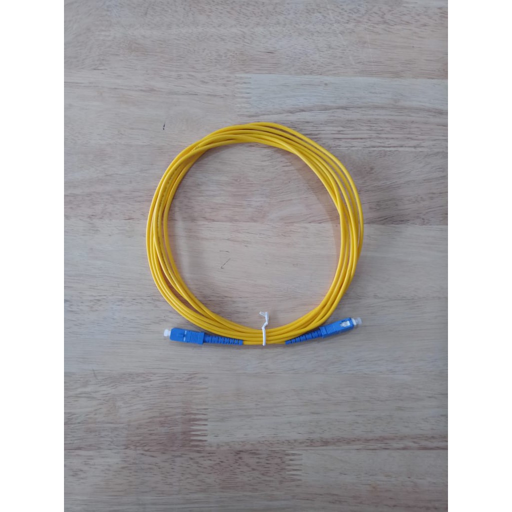 PATCHCORD SC UPC 3M Kabel Fiber Optic Patch Cord Single Mode Simplex