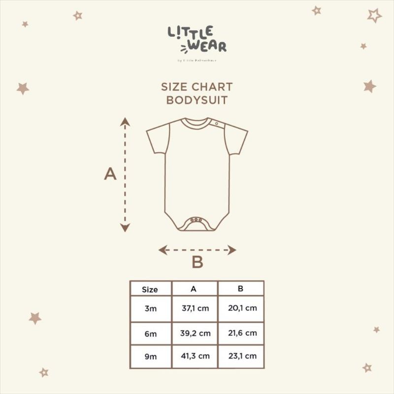 LITTLE PALMERHAUS LITTLE WEAR BODYSUIT - BODYSUIT LITTLE PALMERHAUS - JUMPER ANAK