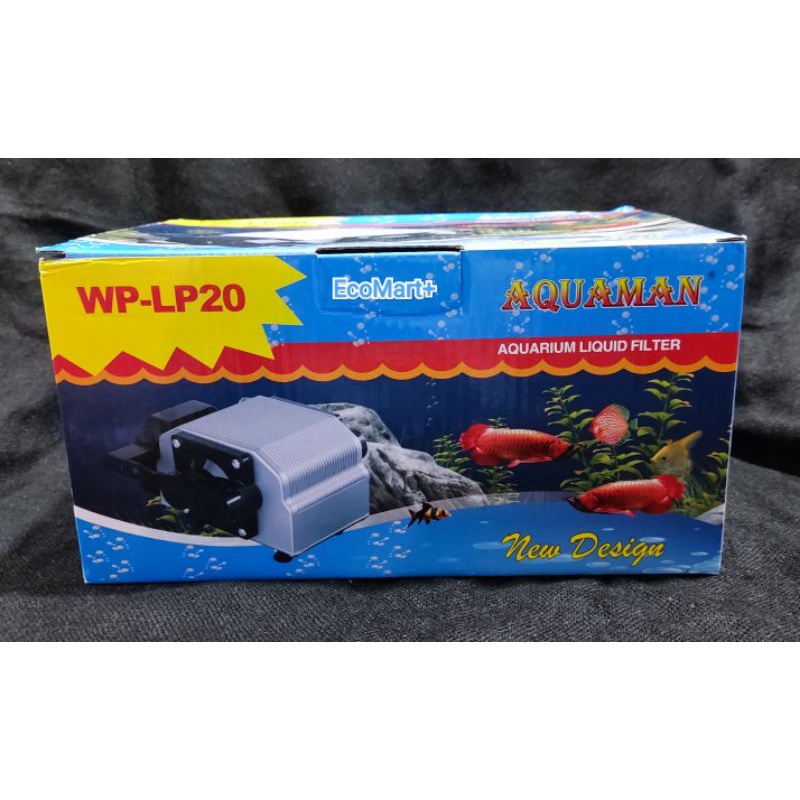 Air Pump AQUAMAN WP LP 20 ( Air Pump/Aerator untuk kolam/aquarium 6 cabang )