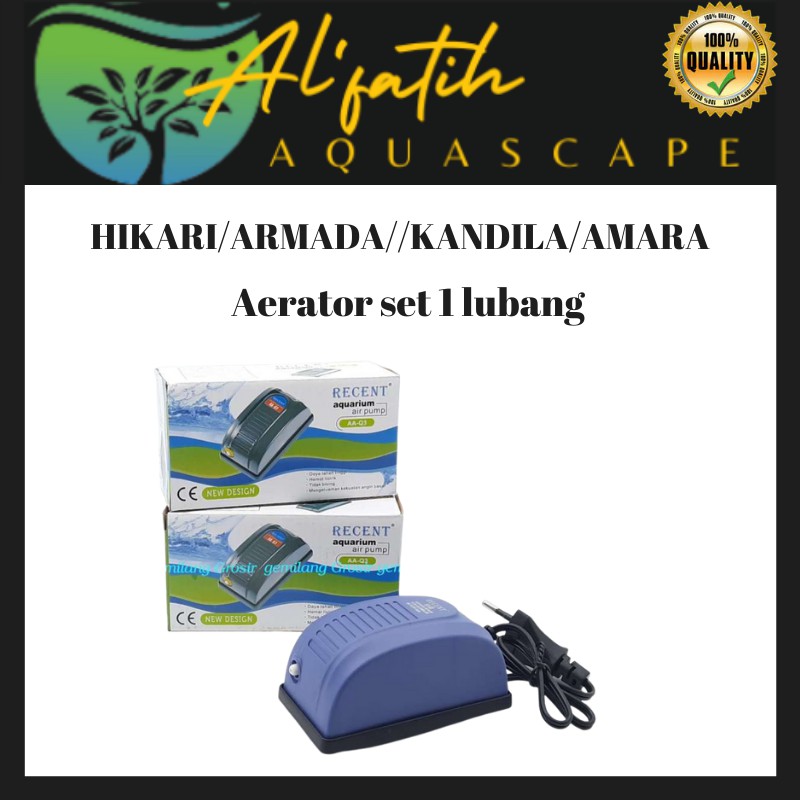 Hikari Amara Aerator Aquarium Aksesoris Aquarium Perlengkapan Aquascape Aerator 1 Lubang