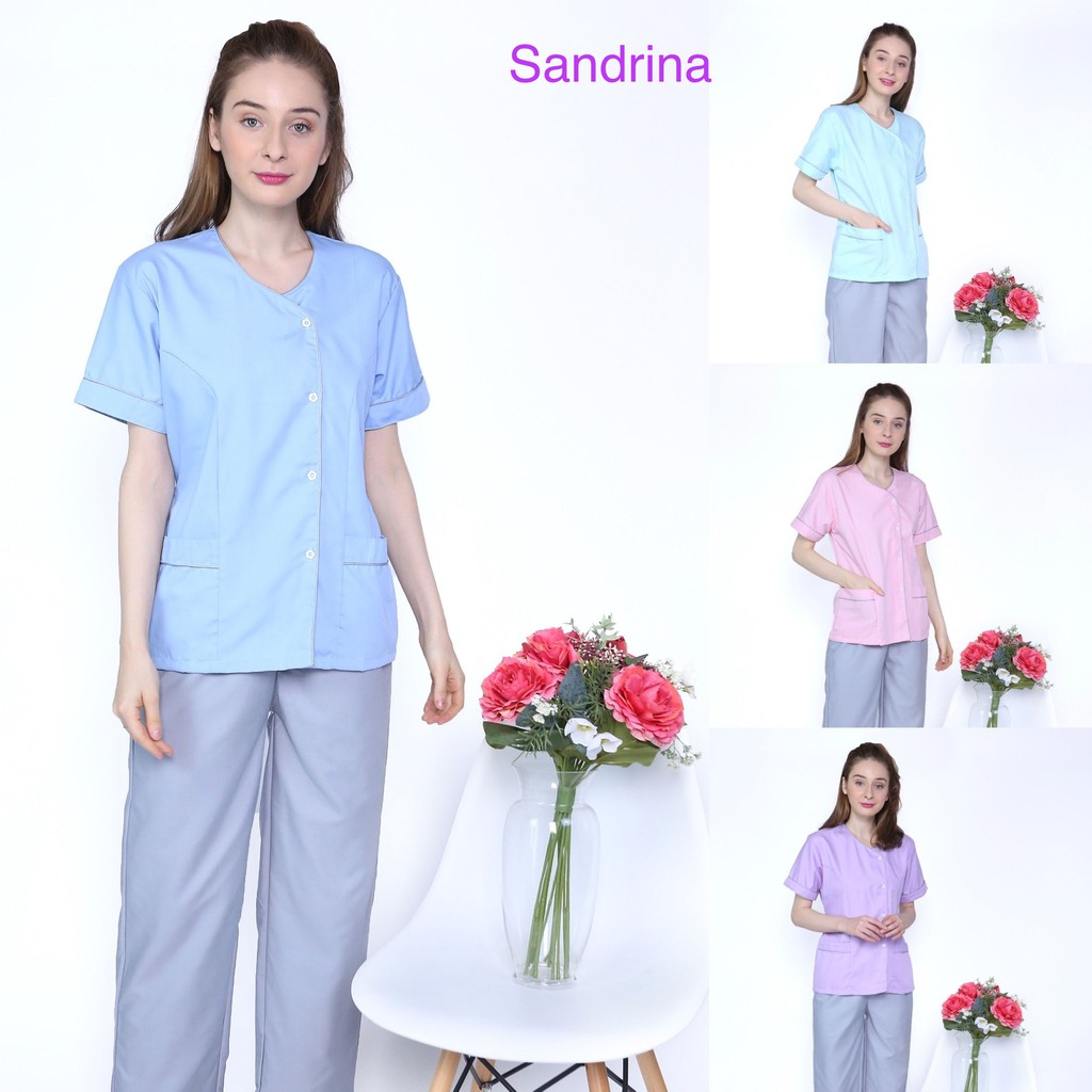 [NEW] BAJU SERAGAM SUSTER/ BAJU BABY SITTER/ BAJU NANNY/ SERAGAM KLINIK