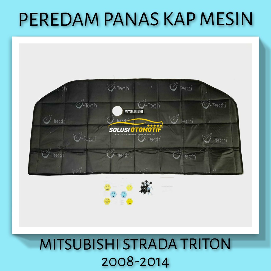 MITSUBISHI STRADA TRITON 2008-2014 VTECH Aksesoris Peredam Panas Kap Mesin Mobil