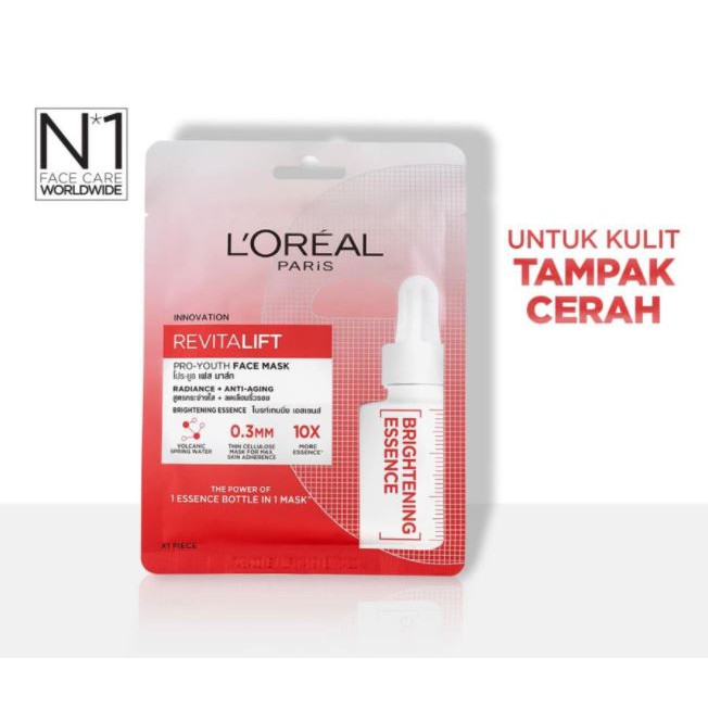 ☘️Yuri Kosmetik☘️ Loreal Masker Revitalift Youthful Mask