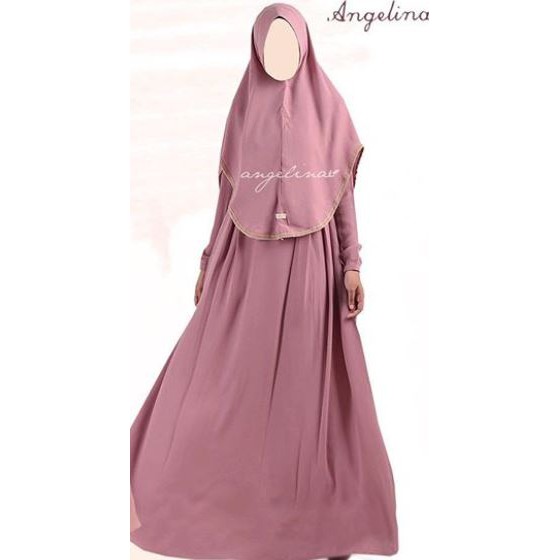 Dress sabrina atelier angelina keluaran desemeber 2019 dusty pink new xs dapet dari tangan ke dua
