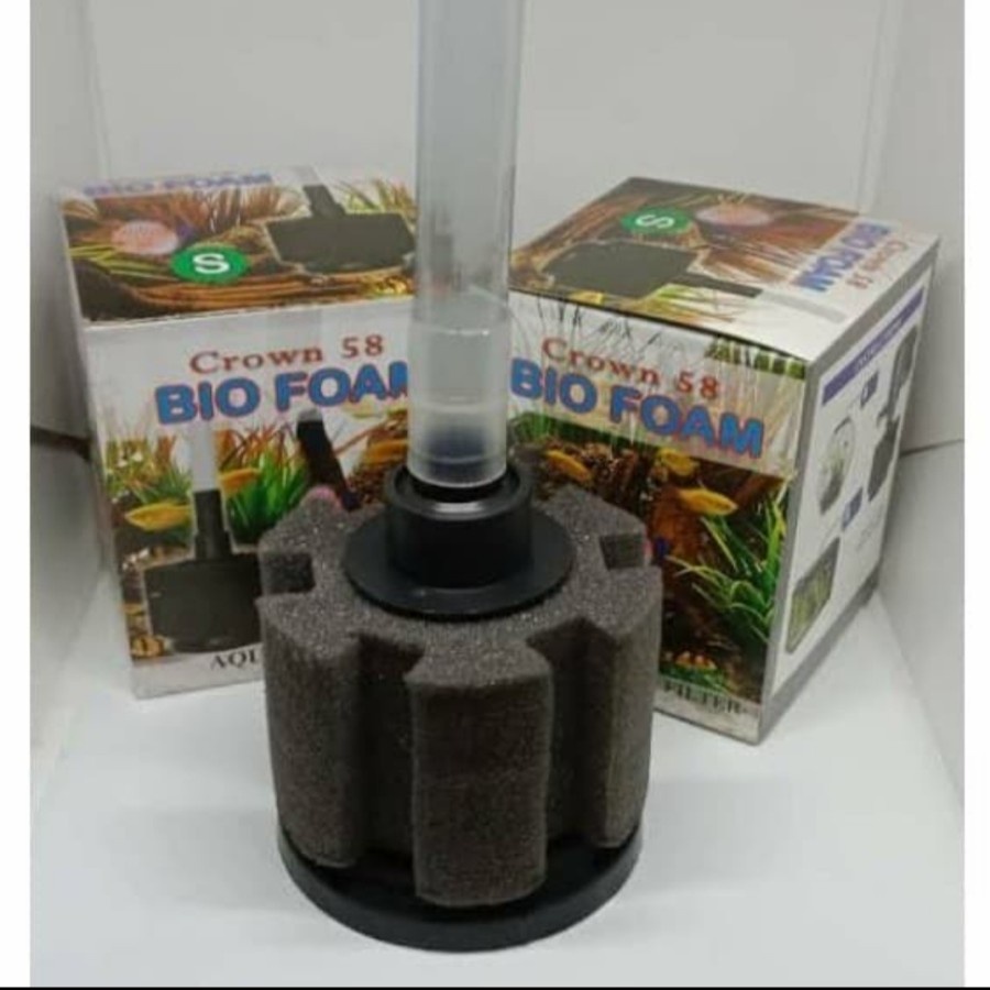 BIO FOAM FILTER SIZE S CROWN 58 / UKURAN SMALL