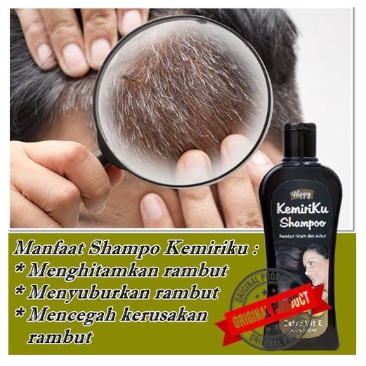 sampoo uban black kemiriku ORIGINAL happy shampoo