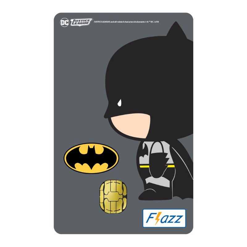 Flazz BCA CHIBI - BATMAN /JUSTICE LEAGUE EDITION ORI /Like eTOLL eMONEY Tapcash or Brizzi