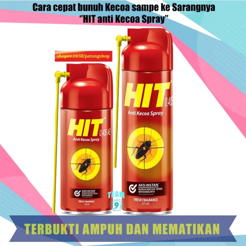 HIT Anti Kecoa Spray 150gr - 325gr / Pembasmi Kecoa