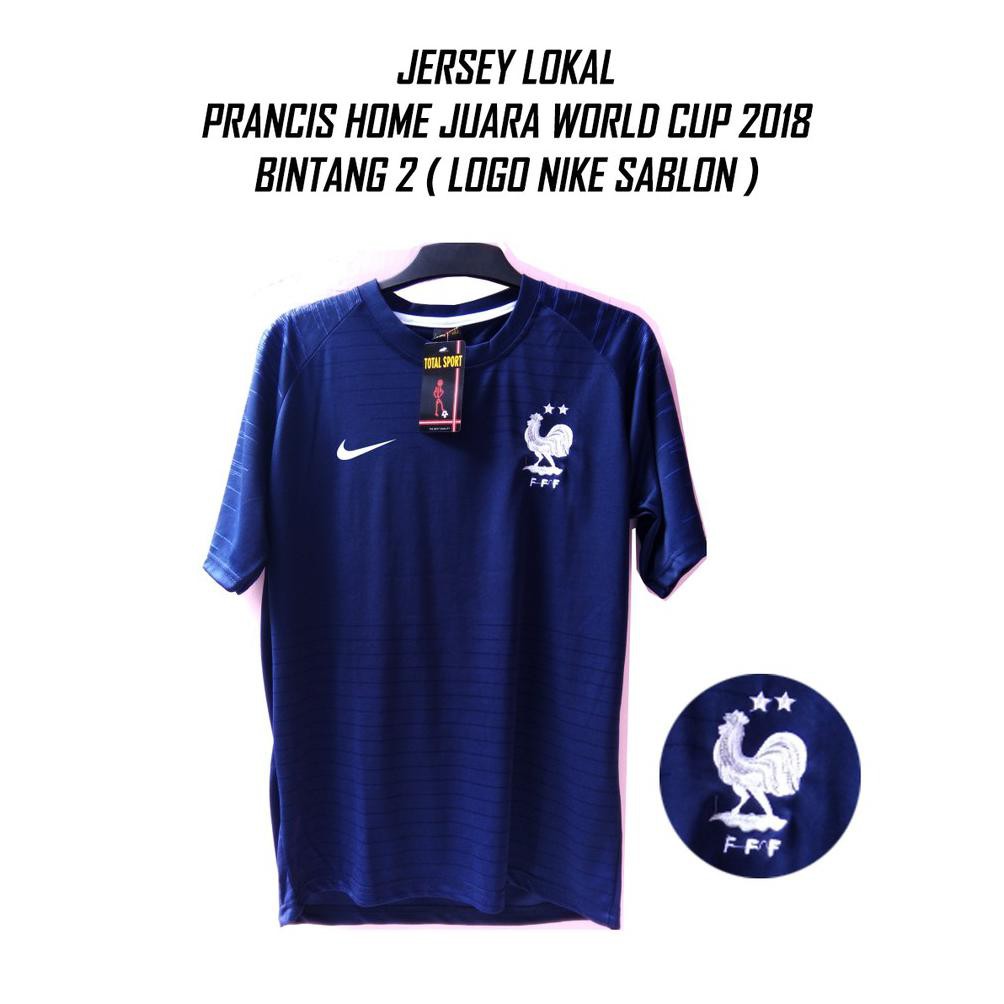LOKAL PRANCIS HOME jersey bola piala dunia 2018 - seymu