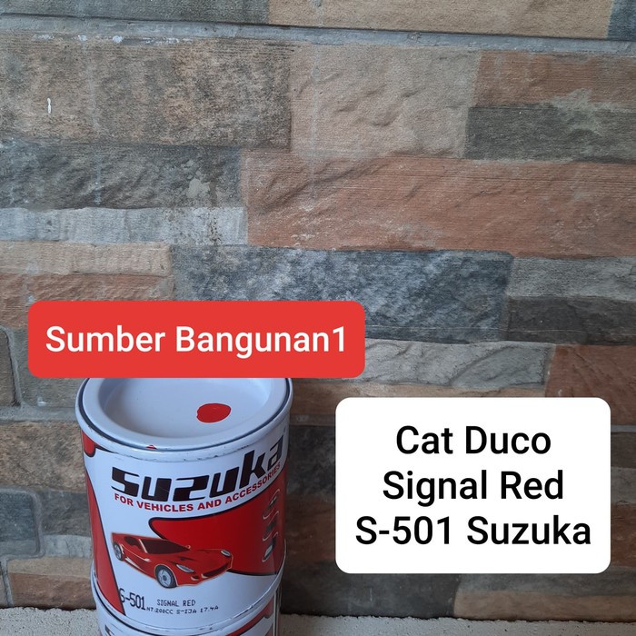 Cat Duco suzuka signal red S - 501 merah ferrari cat otomotif motor mobil besi