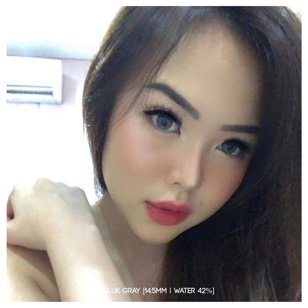 MIKHAYLOVESHOP Softlens Nobluk Gray (Grey) | Dreamcolor1