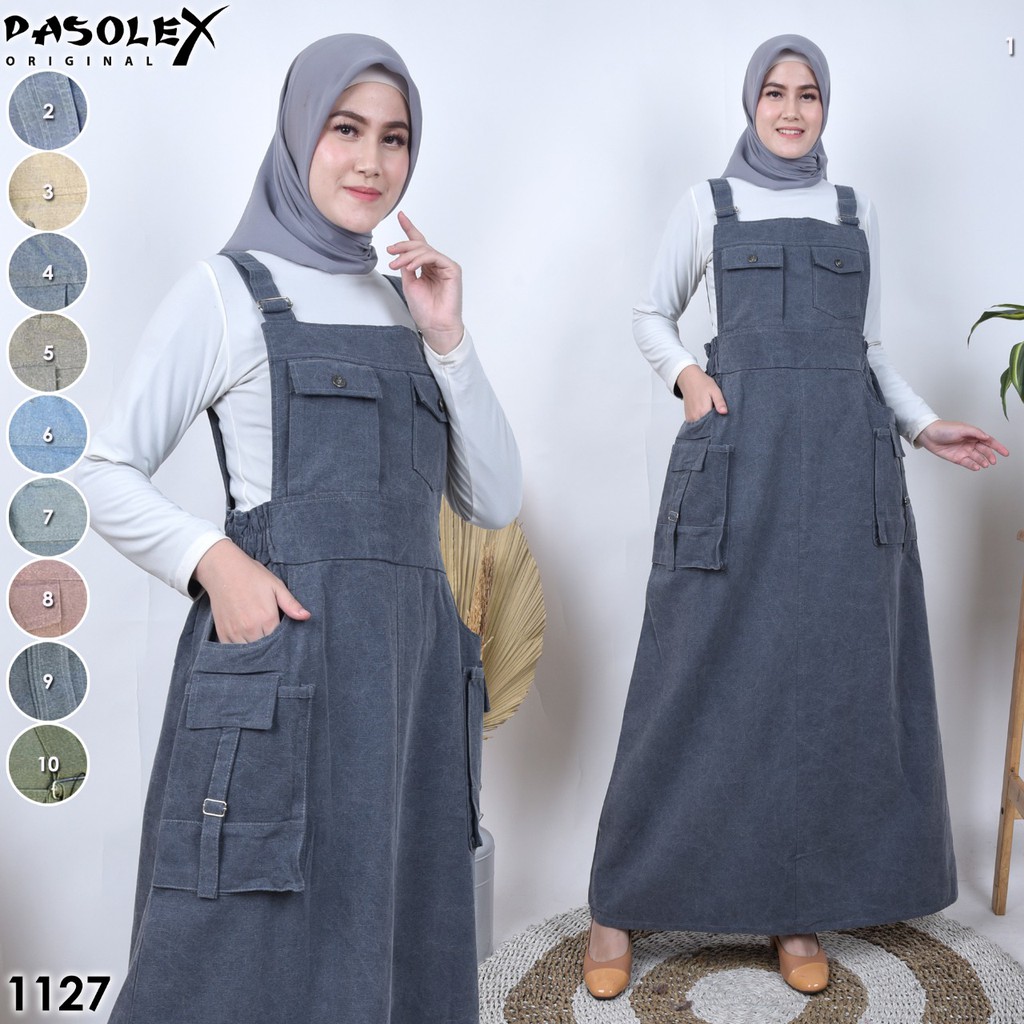 overall dress denim 1127 by pasolex