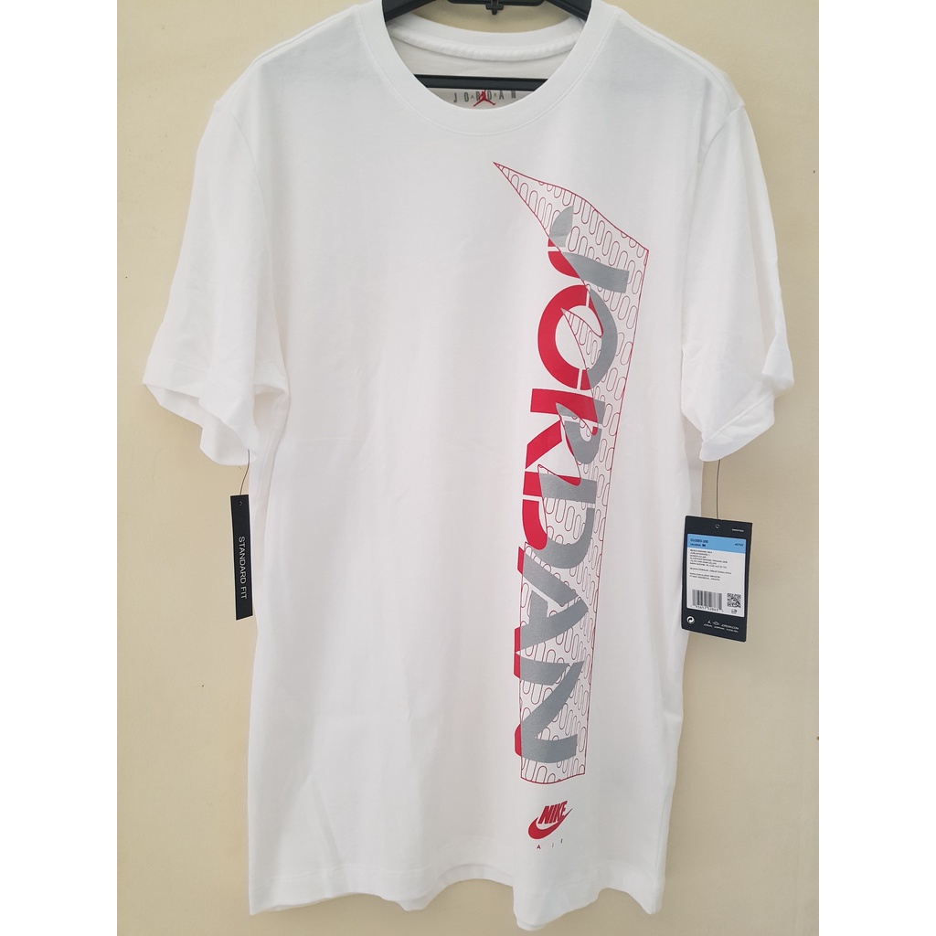 kaos nike jordan original pria baju murah MJ TEE BARU putih M jarang ada RARE basket sale O2KC