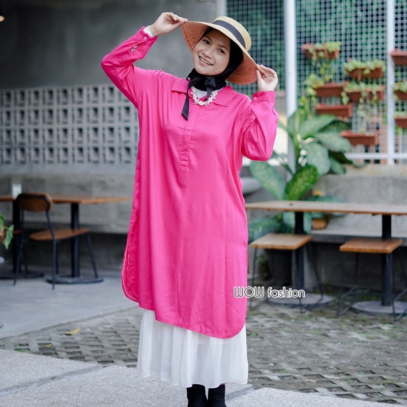 BITTA TUNIK RAYON TWILL PREMIUM/TUNIK WANITA TERBARU