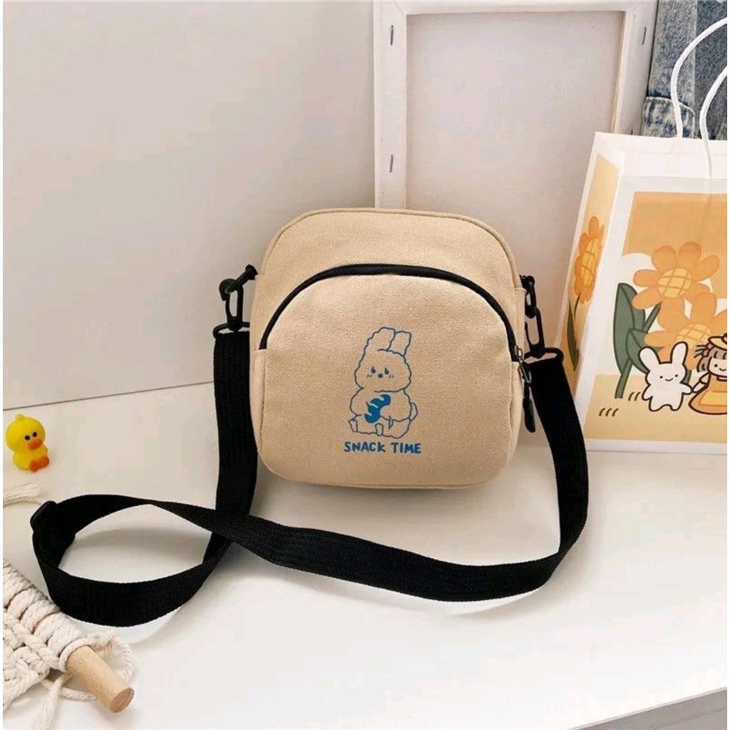 ALIKA BAG - tas selempang wanita/pocket hp/slingphone mini 1 Zipper terbaru