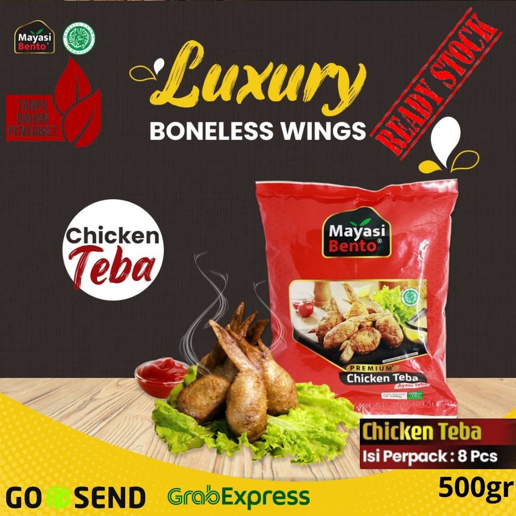 

frozen food makanan beku nugget ayam premium CHICKEN TEBA MAYASI BENTO surabaya murah 500Gr 005