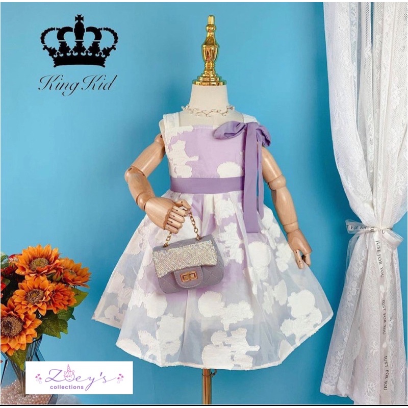 dress anak king kid | dress anak premium | dress ungu