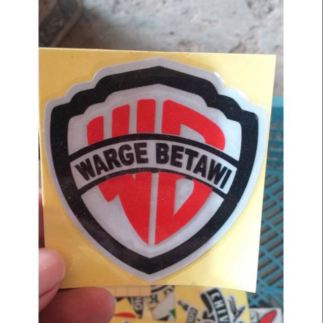 

Cutting stiker warge betawi