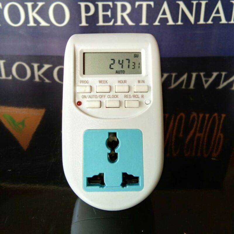 Stop Kontak Timer Digital / 16 Programmable Digital Timer Switch
