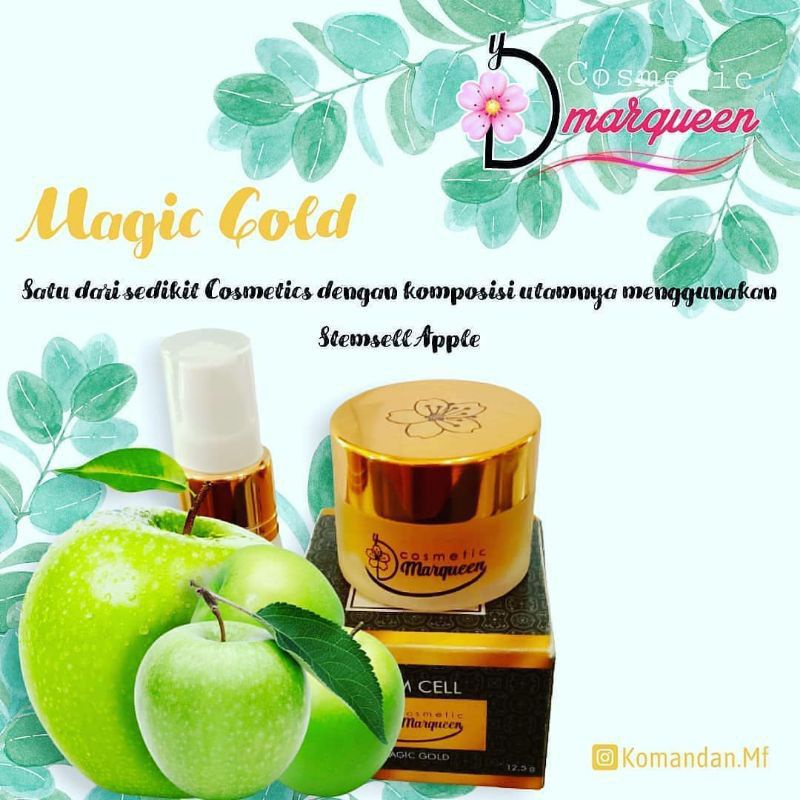 PAKET LENGKAP(SERUM VIT C&MAGIC GLOW) MAGIC GOLD BY MARQUEEN