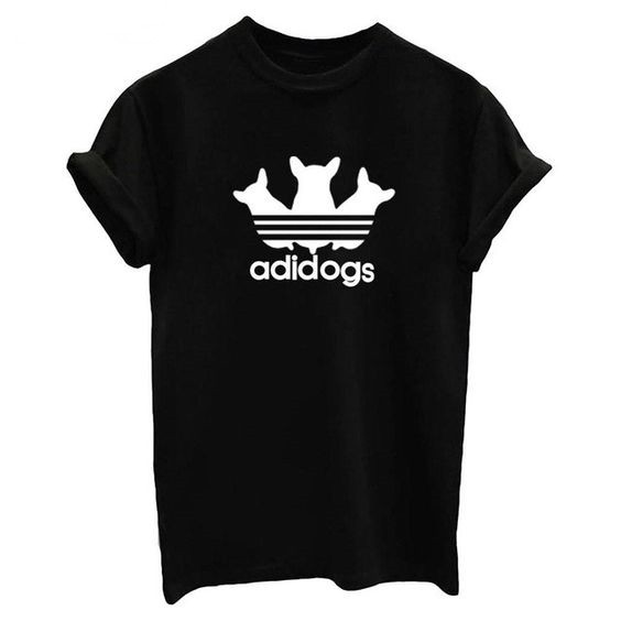 Kaos Big Size &quot;Adidogs&quot; Anime Jumbo Besar M-L-XL-XXL-XXXL-XXXXL-XXXXXL