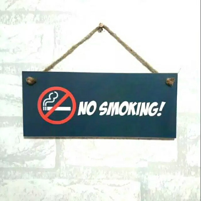 Walldecor/hiasan dinding, no smoking