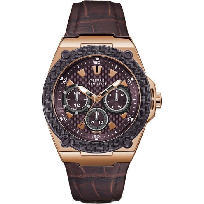 GUESS W1058G2 Legacy - Jam Tangan Pria - Coklat