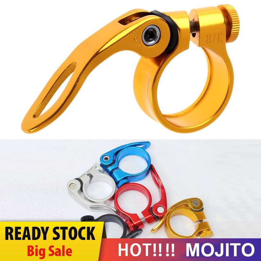 MOJITO 31.8mm MTB Bike Cycling Saddle Seat Post Clamp Quick Release QR Style New