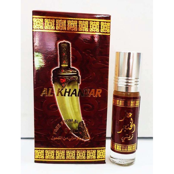 Parfum AL KHANJAR Dobha 6ml Roll On Minyak Wangi Non Alkohol