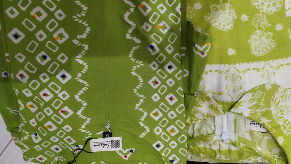 Meza Blouse Batik Wanita Cantik Modern Kekinian