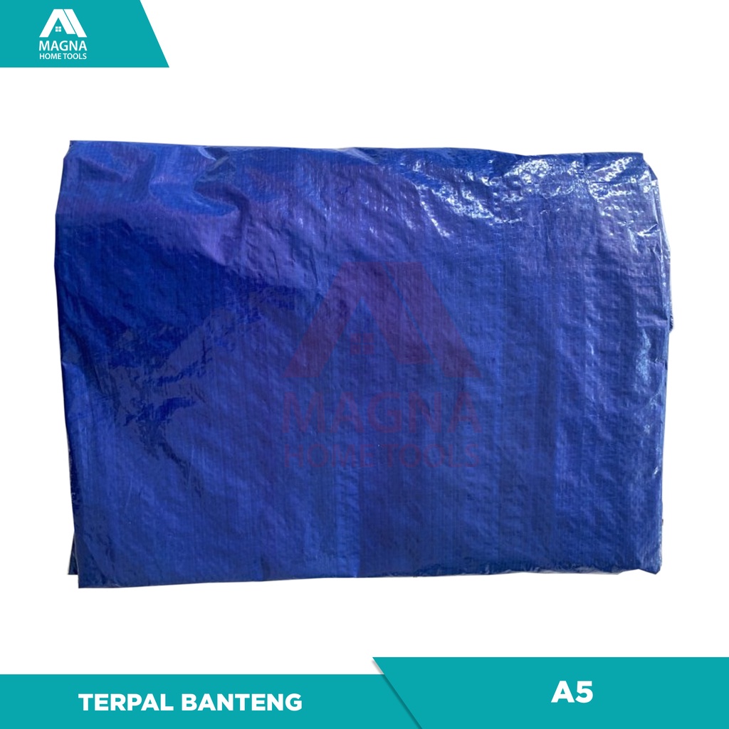 TERPAL KOLAM IKAN KANDANG CAMPING ANTI BOCOR BANTENG 4X6 A5