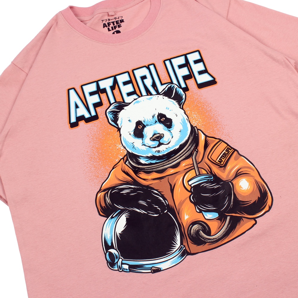 AFTERLIFE - Tshirt Afterout Panda Peach | 21050B