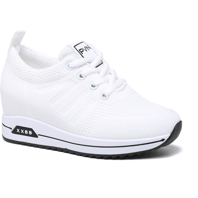 Keluaran Terbaru.. PVN Raina Sepatu Sneakers Wanita Putih Sport Shoes Black 045