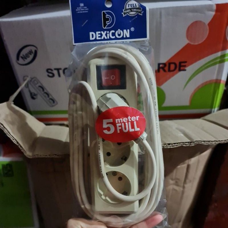 READY STOCK STOPKONTAK ARDE 4LB KABEL 5M TERMINAL KUNINGAN SNI DISKON