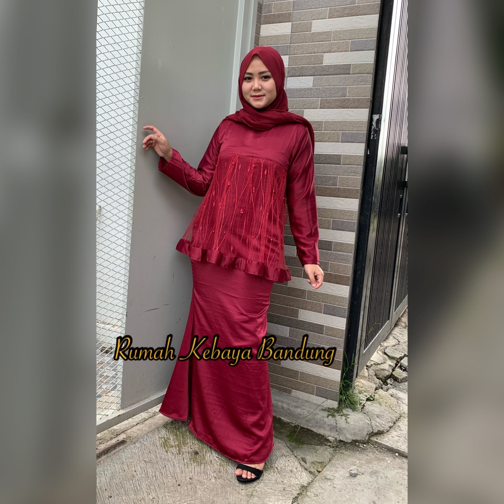 KINARA DRESS/DRESS DUYUNG /GAMIS PESTA/GAMIS TILE/MAXYDRESS/DRESS BRUKAT/DRESS PESTA RUMAH KEBAYA BANDUNG RUMAH SONGKET BANDUNG