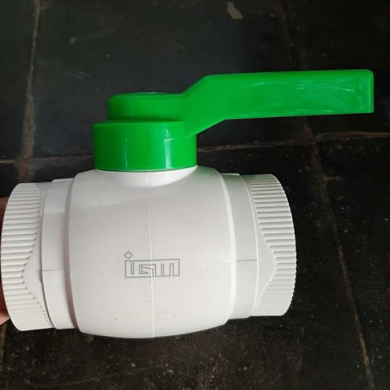Stop Kran Air 3" inch Ballvalve Merk IGM Upvc Anti Bocor