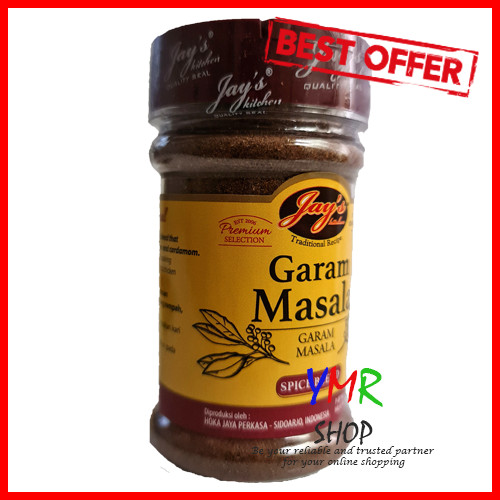 Jay's Jays Garam Masala Spice Blend Halal Bumbu India Aram Kari 70Gr