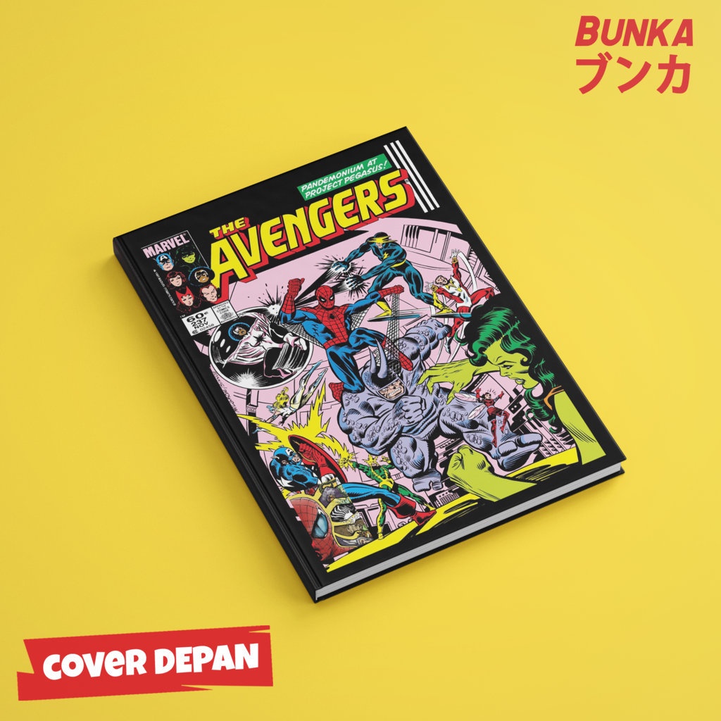 

Notebook Marvel Klasik Avengers Wars Hardcover A5 Skin Buku Tulis Catatan Notes Agenda Planner Jurnal