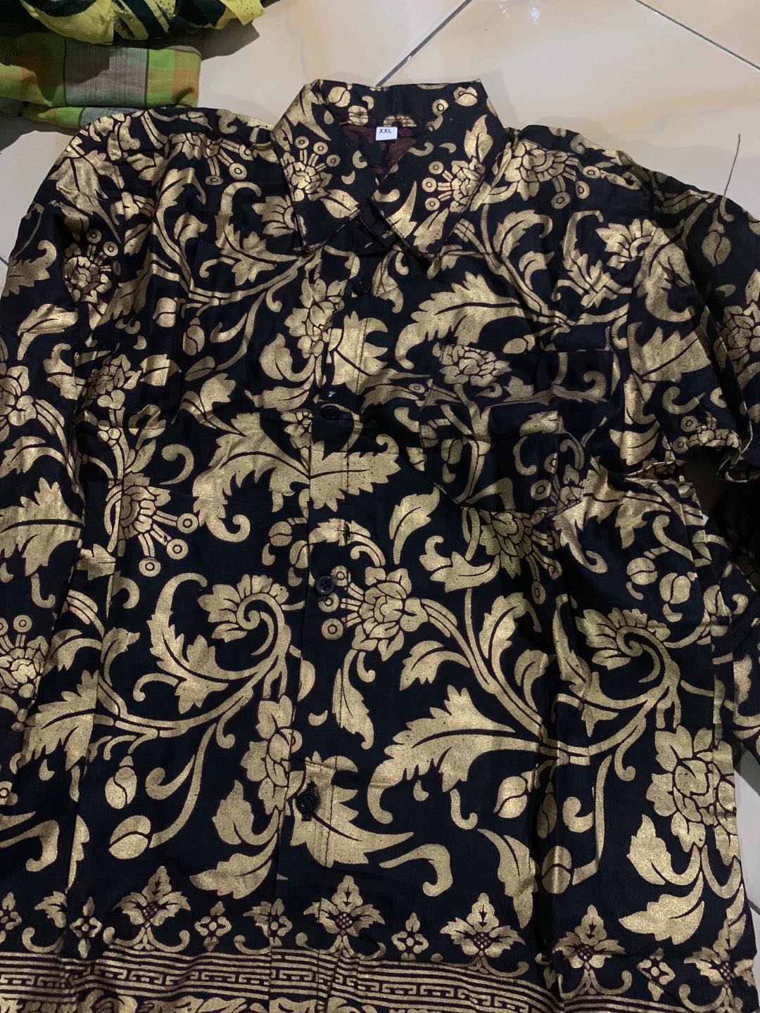 Batik Couple Keluarga Sania Ruffle Ori Ndoro Jowi Dnt Motif Bakung