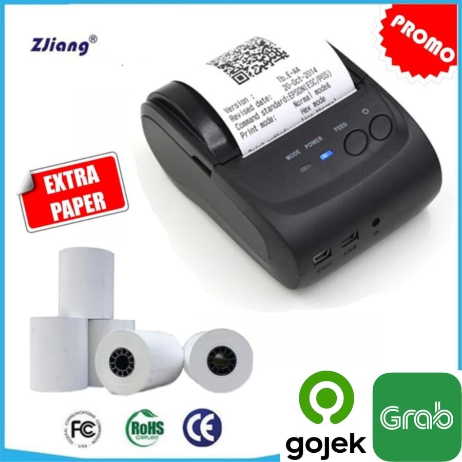 Jual Mesin Printer Bluetooth Mini HP / Printer mini untuk HP Cetak
