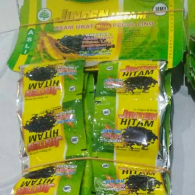 JINTEN HITAM - KAPSUL JINTEN HITAM ASAM URAT PEGAL LINU NYERI SENDI