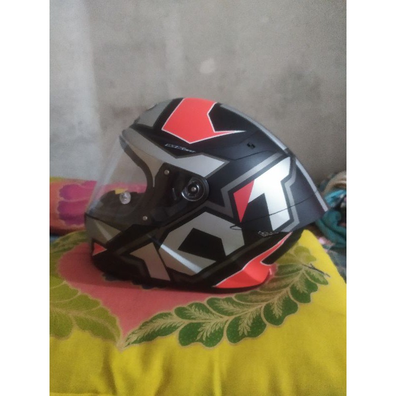 Helm KYT TT COURSE Electron Red (GRATIS ONGKIR)
