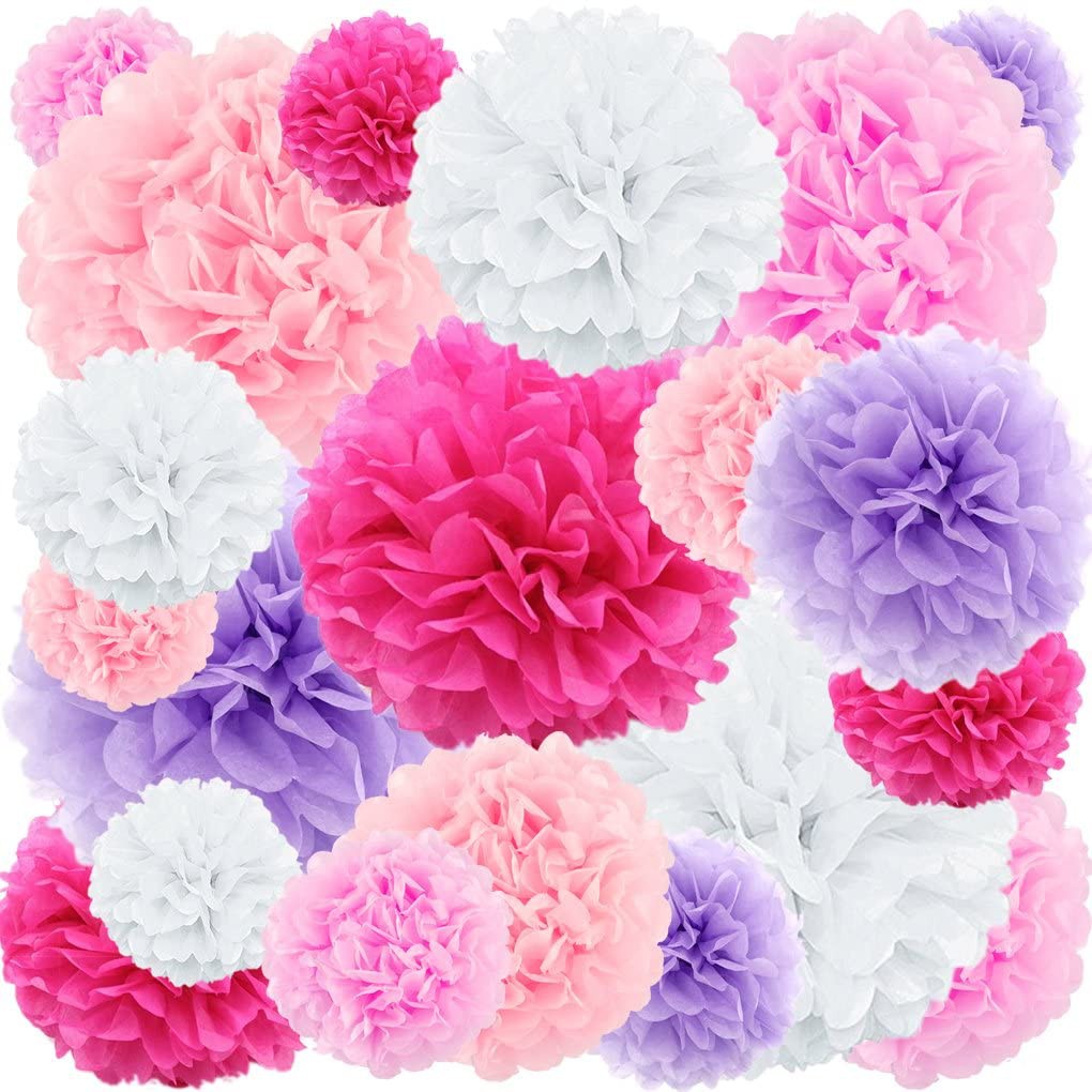 

Pom-pom kertas / Pom-pom Flower / Pom-pom Paper 8 inch