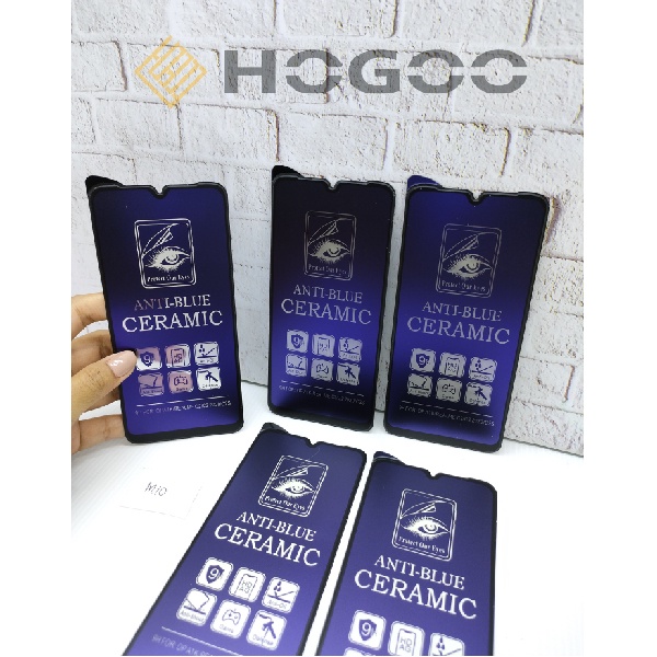 HOGOO TEMPEREDGLASS - ANTI GORES CERAMIC ANTI BLUE MATTE SAMSUNG M02 M10 M11 M12 M20