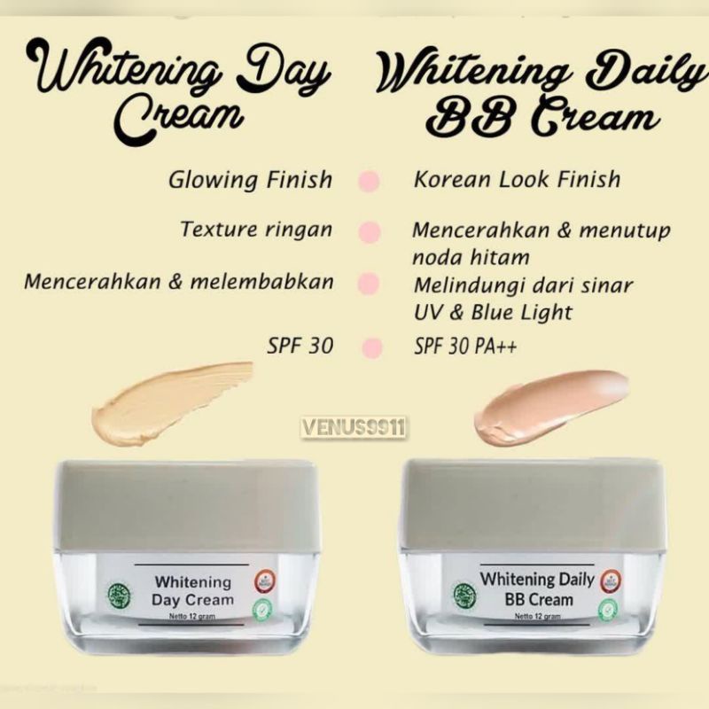 MS GLOW WHITENING DAILY BB CREAM / WHITENING DAY CREAM